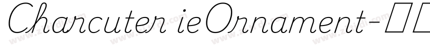 Charcuter ieOrnament字体转换